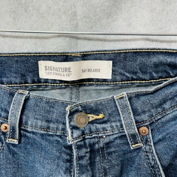 Levi’s Signature S61 relaxed Straight leg Jeans Men’s 30x32  Wash Denim Very Goo - Picture 7 of 7